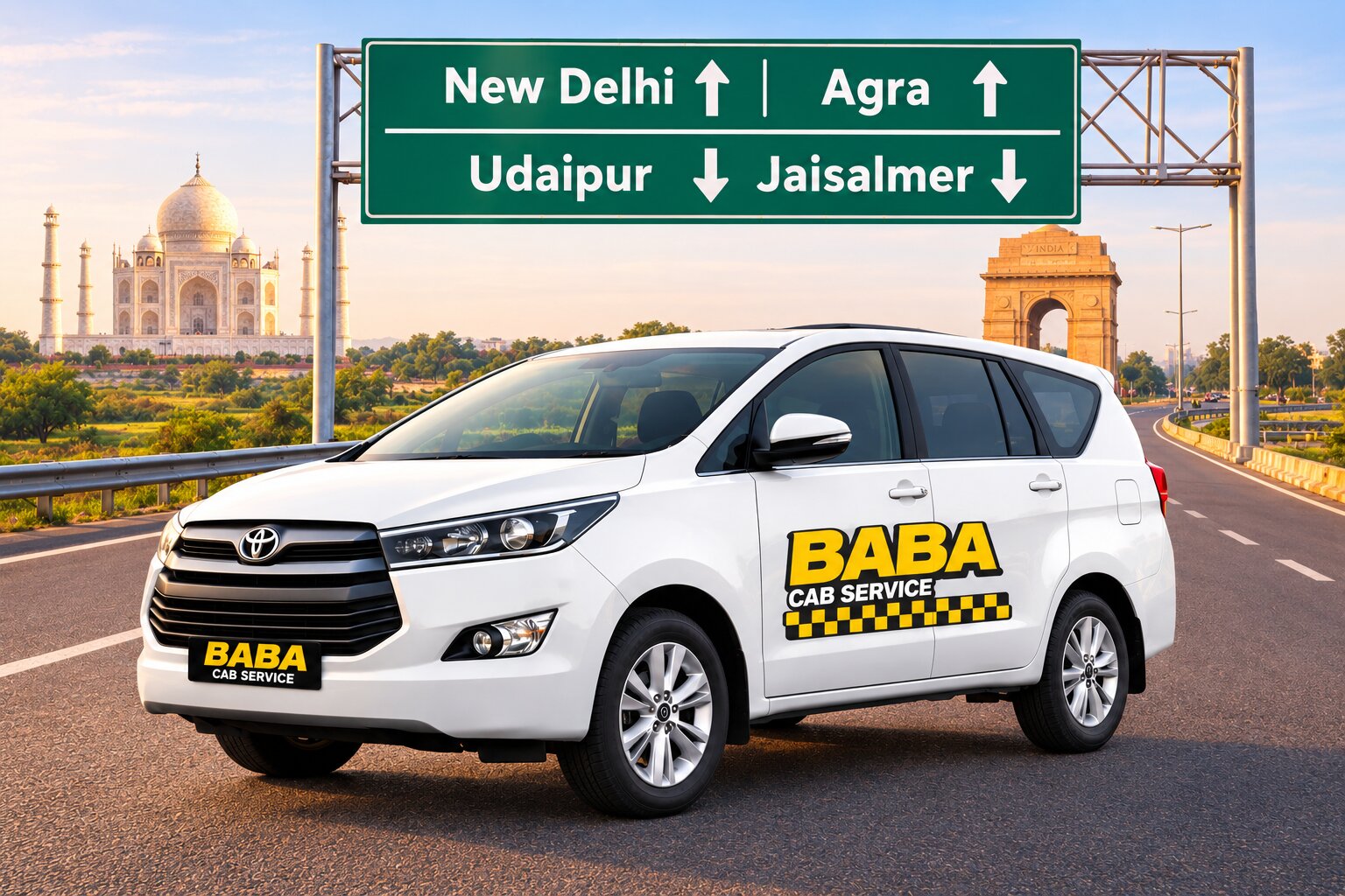 Outstation Taxi from Jaipur
